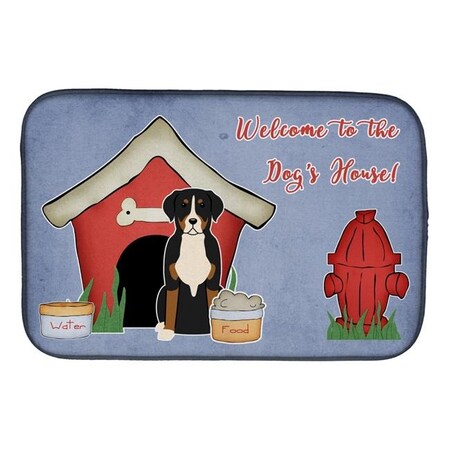 Carolines Treasures Carolines Treasures BB2791DDM Dog House Collection Greater Swiss Mountain Dog Dish Drying Mat BB2791DDM